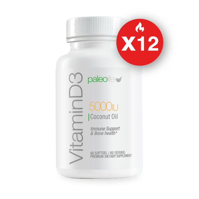 Vitamin D3 5000 IU + Aceite de Coco