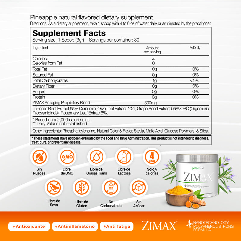 Zimax® antioxidante envase (Club Menopausia)